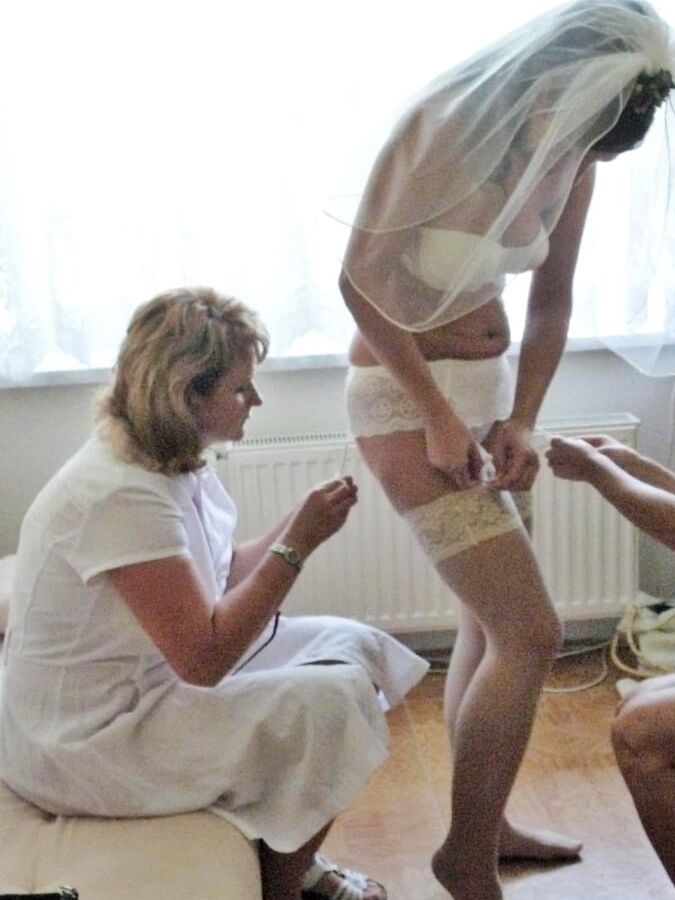 Dugun guzelleri wedding dress naylon socks evli fetish turk
