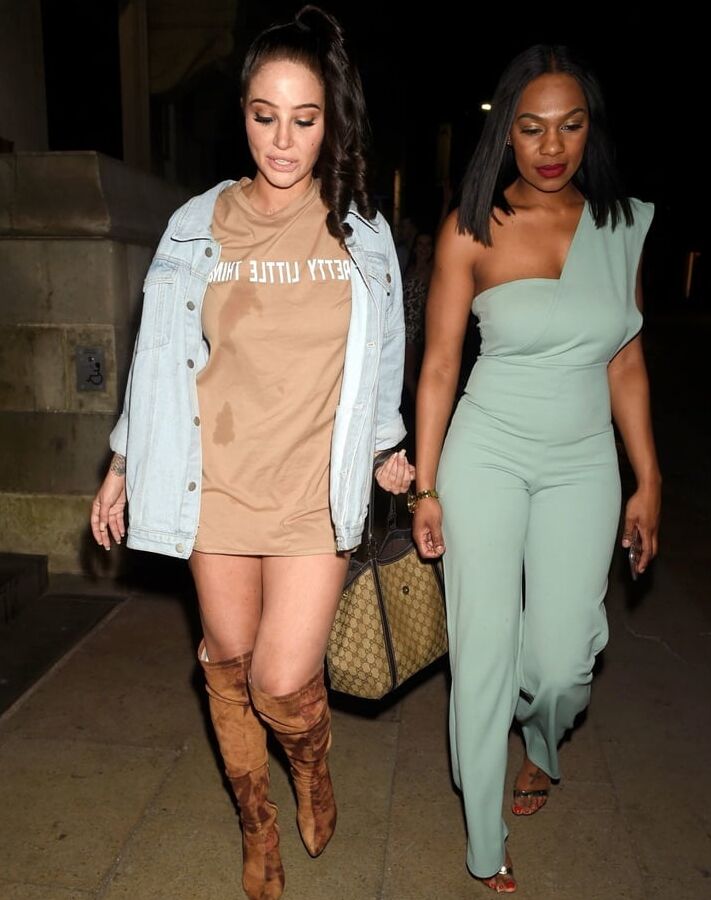 Female Celebrity Boots &amp; Leather - Tulisa Contostavlos