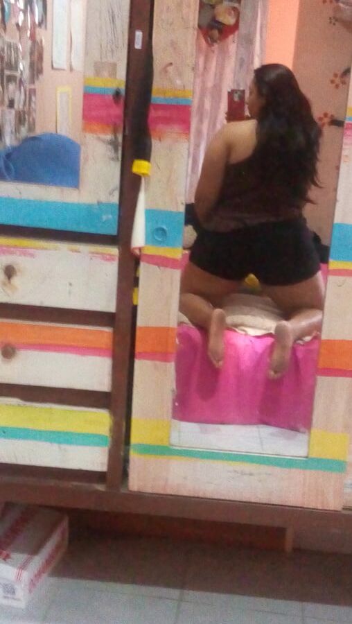 gordibuena mexicana muestra nalgotas en licra, campechana