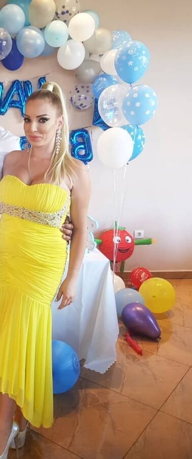 Serbian slut blonde mom big natural tits Marija Griner