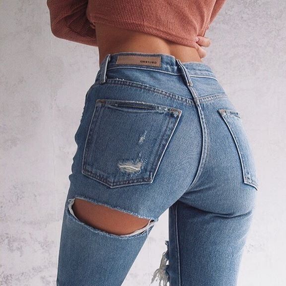 Ripped Jeans Women