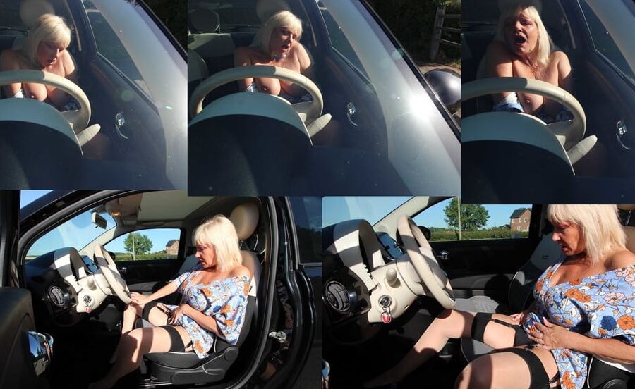 In the car