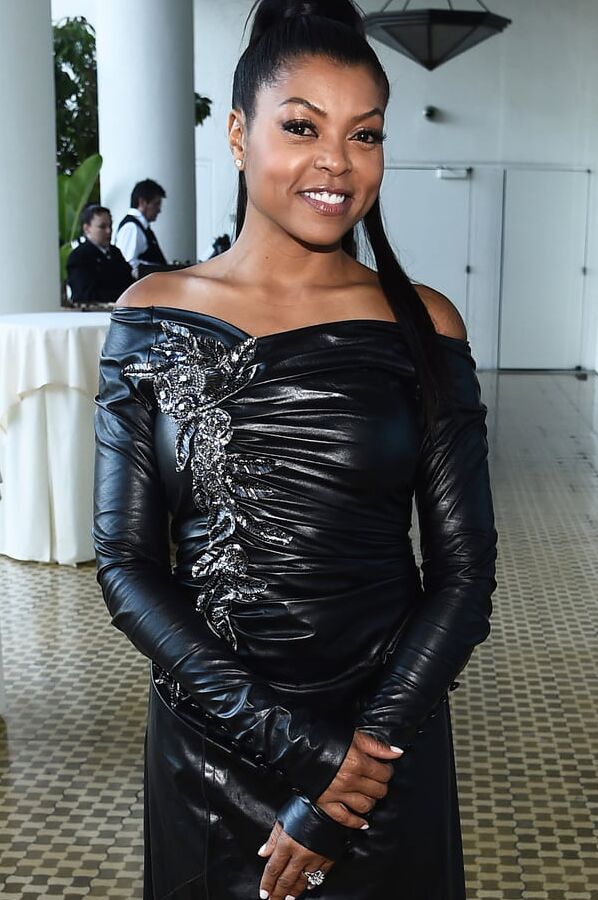 Female Celebrity Boots &amp; Leather - Taraji P Henson
