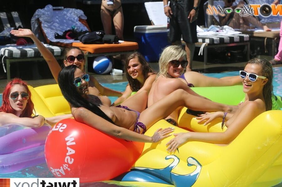 stacey havoc camcon toplees pool party