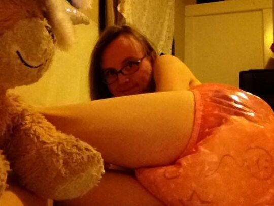 Me in diapers