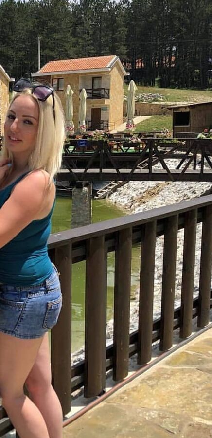 Serbian slut blonde mom big natural tits Marija Griner