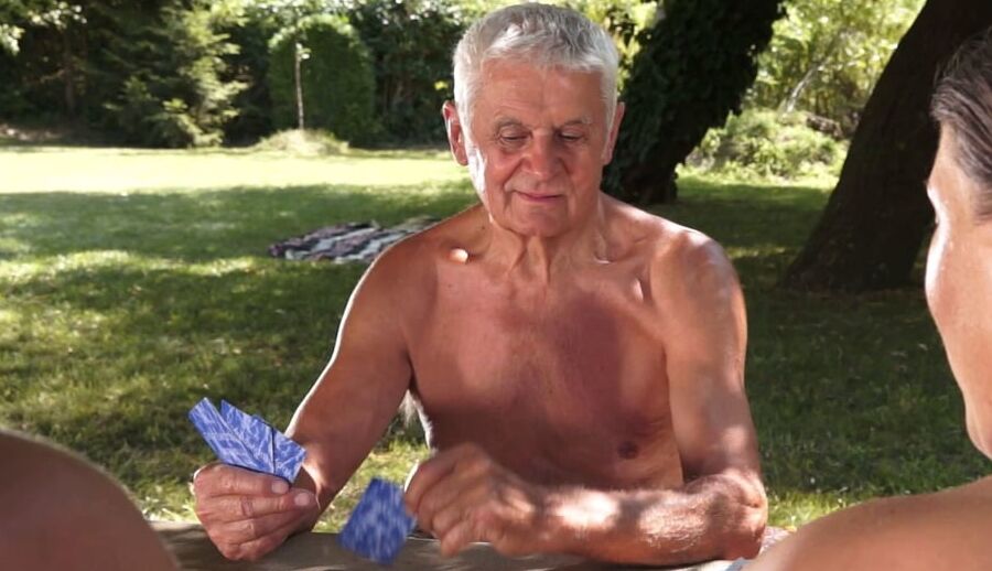 . grandpa old young daddy