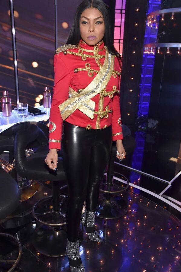 Female Celebrity Boots &amp; Leather - Taraji P Henson