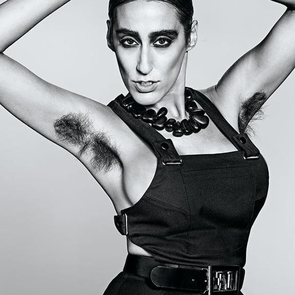 Fuzzy underarms