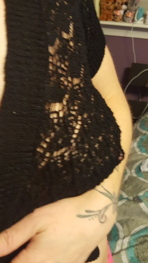 Sarah Knight black see thru