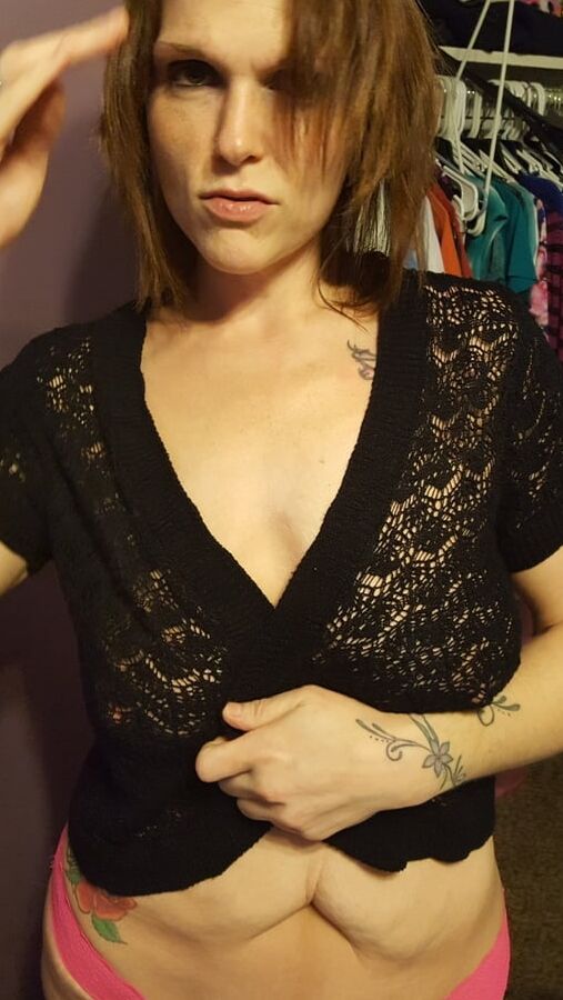 Sarah Knight black see thru