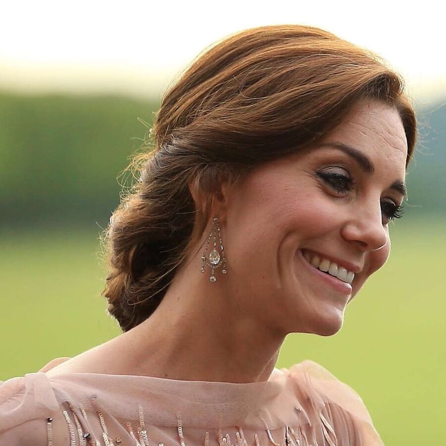 Kate Middleton pulling lots of cute faces