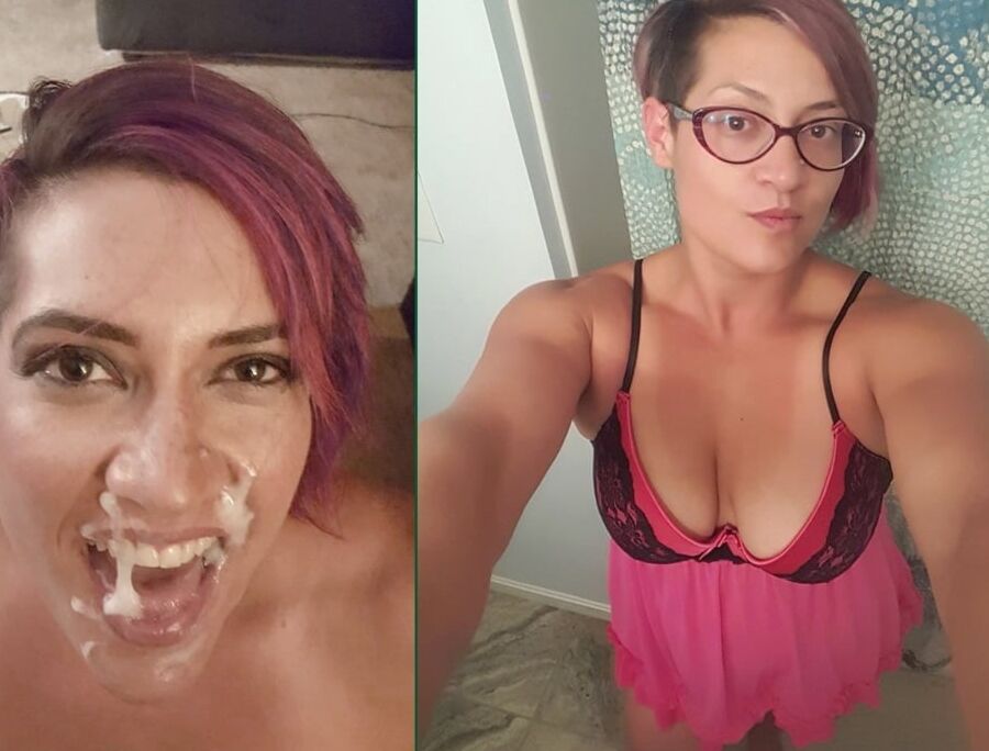 Facial Friday Before and after edition