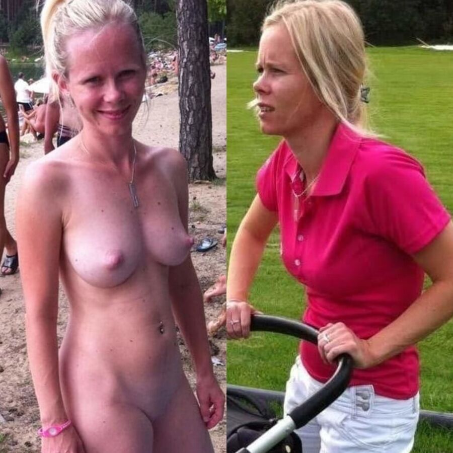 sexy amateur slim blonde MILF from Czech