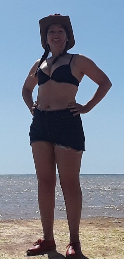 The Mrs in Her Levi Jeans Shorta Cut offs