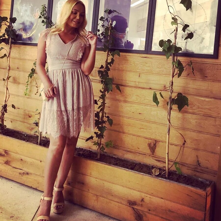 Beautiful sexy blonde milf