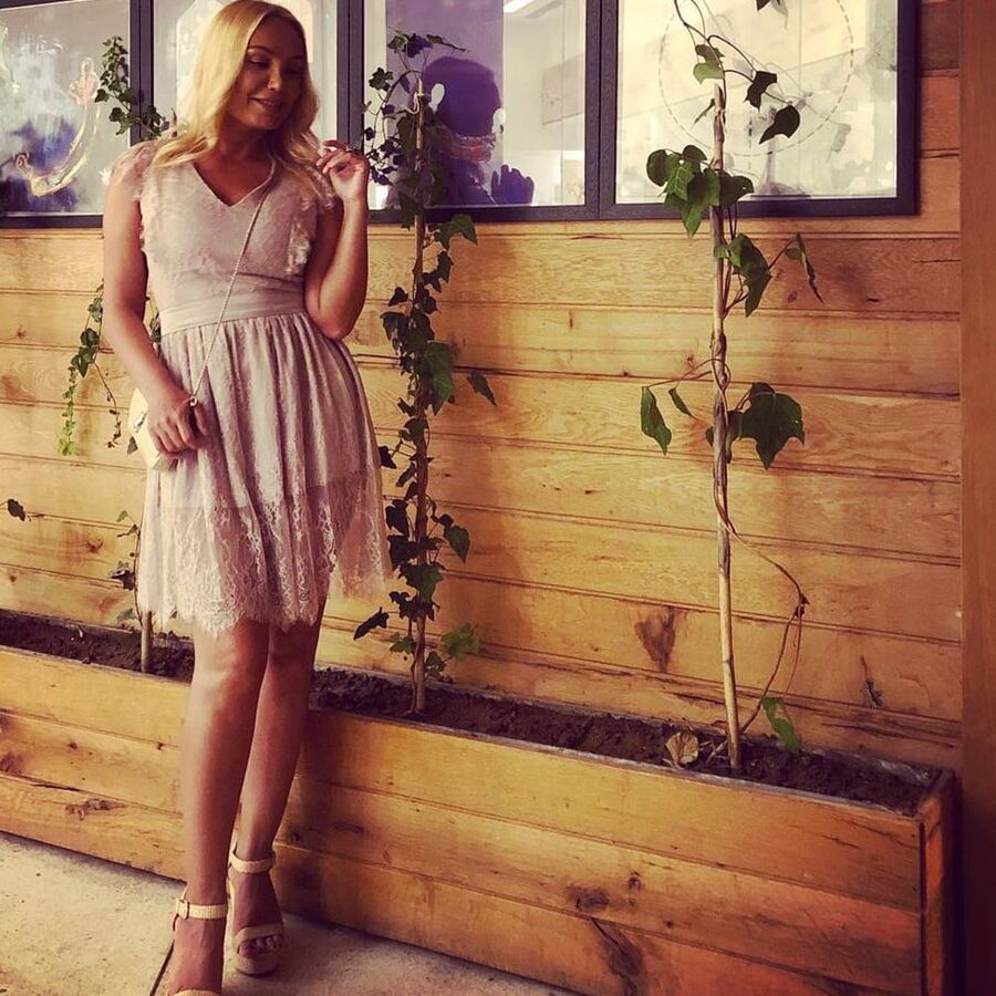 Beautiful sexy blonde milf