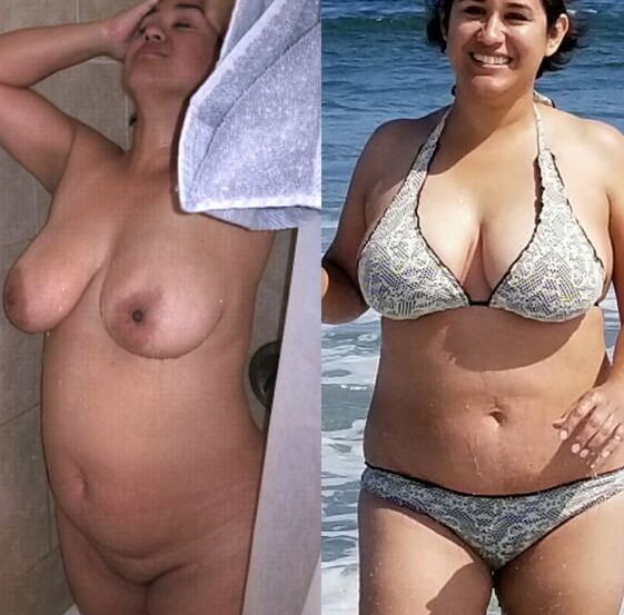 Dressed Undressed Everyday Curvy Milfs