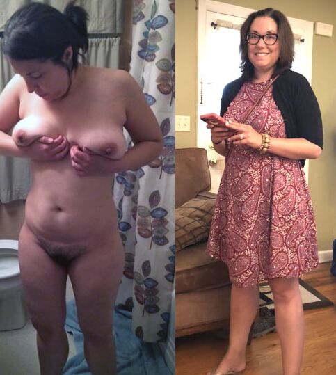 Dressed Undressed Everyday Curvy Milfs
