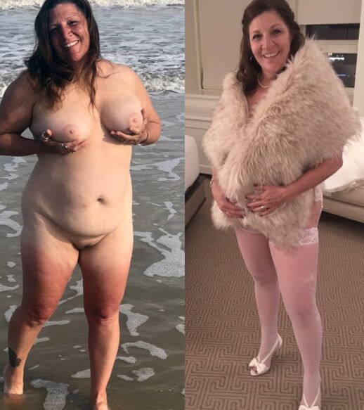 Dressed Undressed Everyday Curvy Milfs