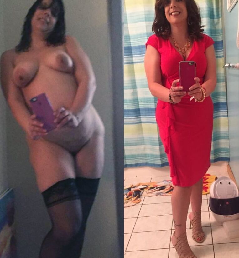 Dressed Undressed Everyday Curvy Milfs