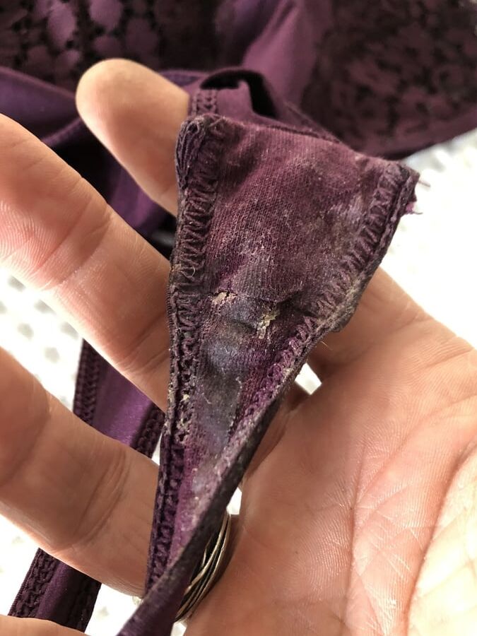 My sluts dirty panties.