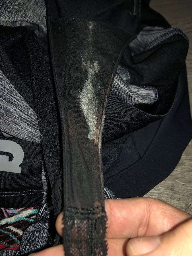 My sluts dirty panties.