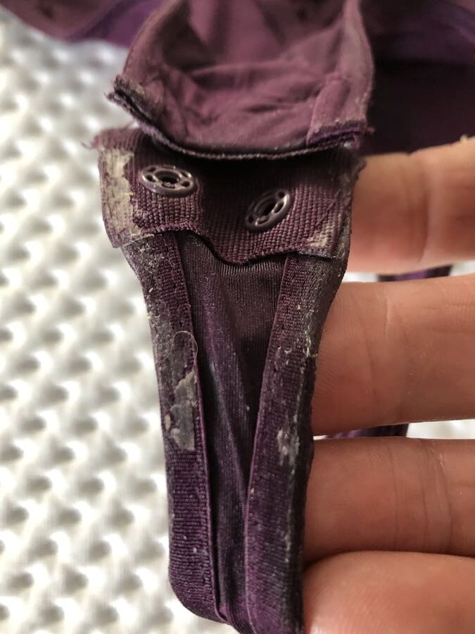 My sluts dirty panties.