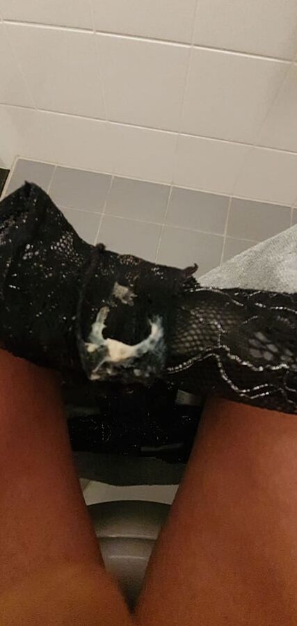 My sluts dirty panties.