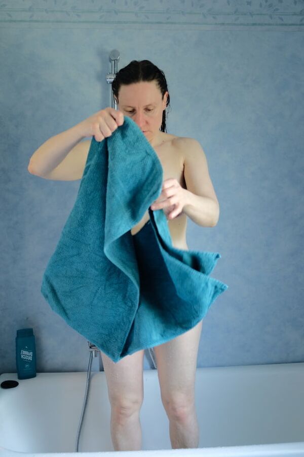 Claire in the bath
