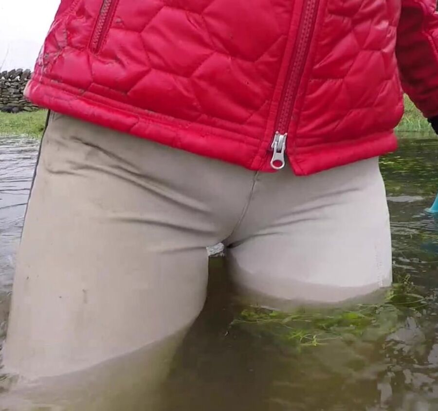 Wet or muddy jeans