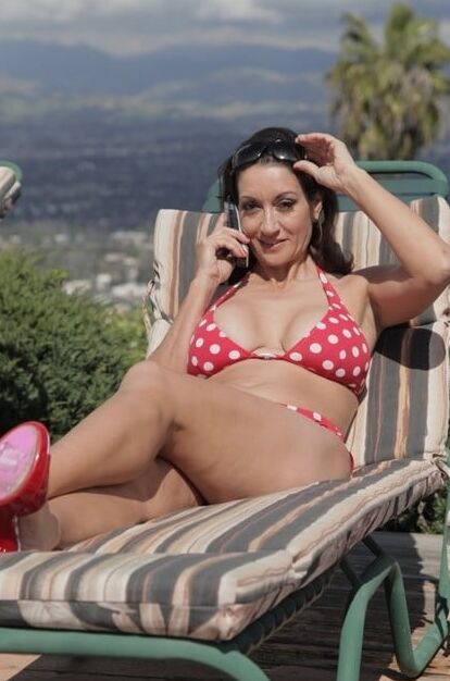 Beautiful milf Persia Monir in bikini