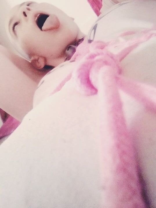 Self Bondage and Adult Baby Onesie for Daddy&;s Slut
