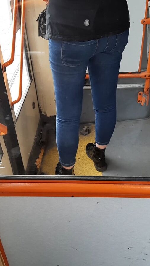 Ass in jeans