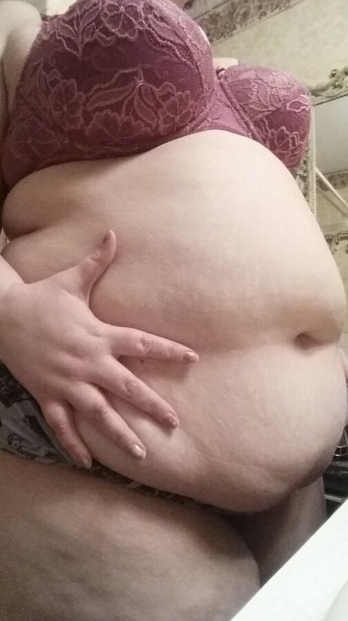 BBW Sexy Overstuffed Fat Belly Girls