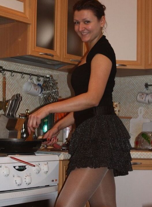 something in the oven?