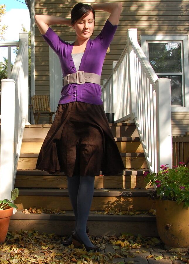 Fashionista Mum in Tights