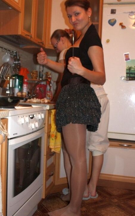 something in the oven?