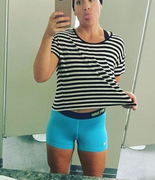 What she wears to the gym.