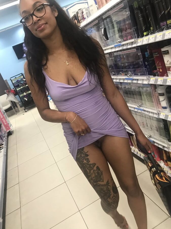 Black Woman showing in Public