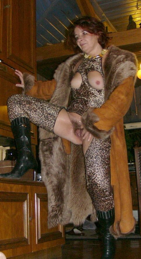 Paul&;s slut in a tiger costume for fucking