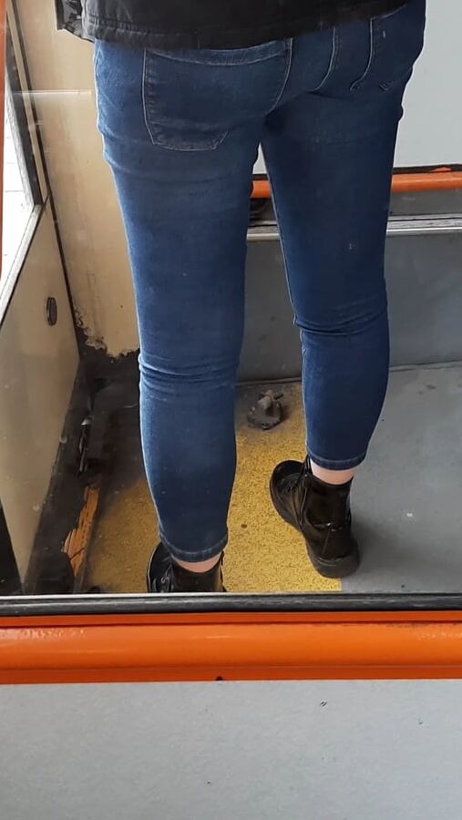 Ass in jeans