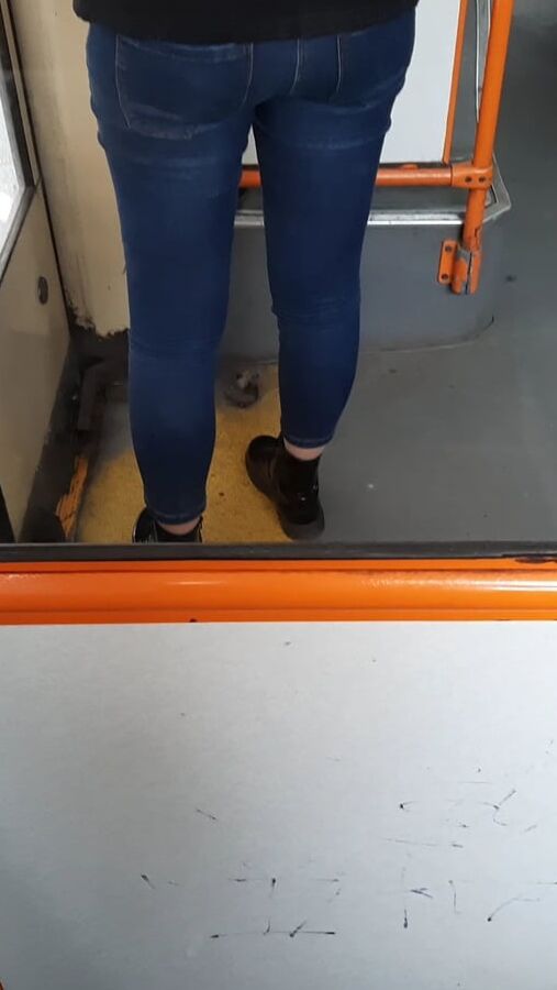 Ass in jeans