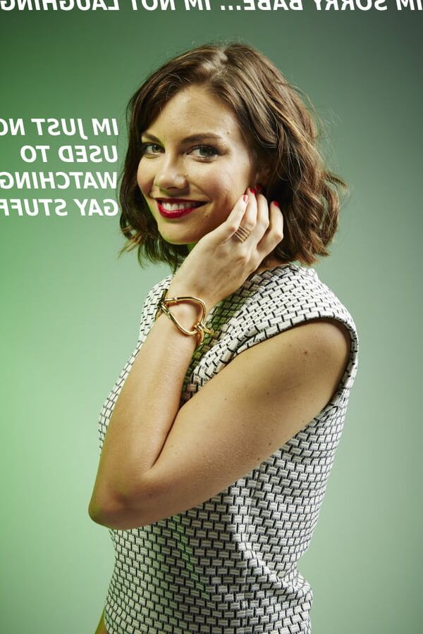 Lauren Cohan Bi Captions