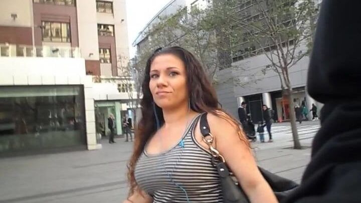 Striped Tank Top Beauty (Boob Cam ) Appreciation