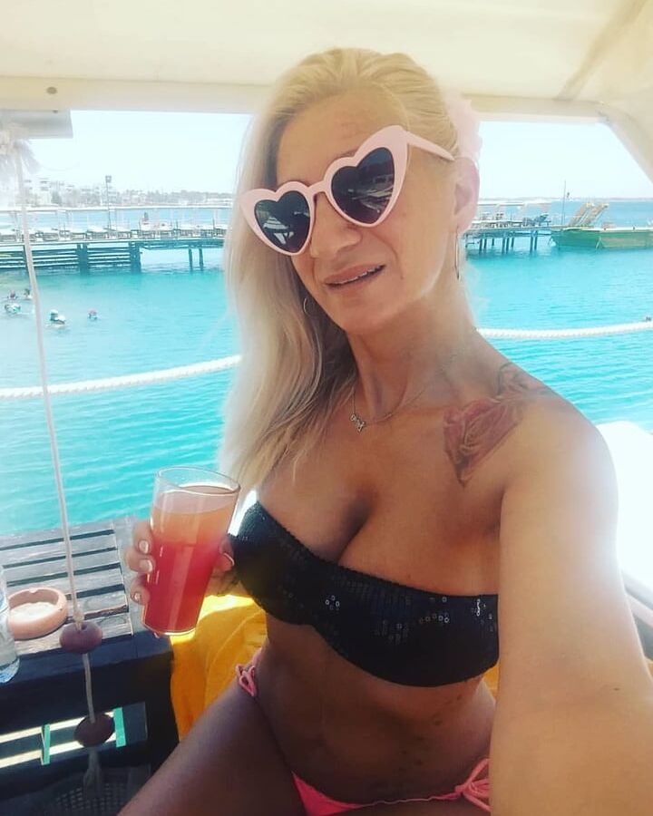 Serbian hot whore blonde milf big natural tits Ana Ciric