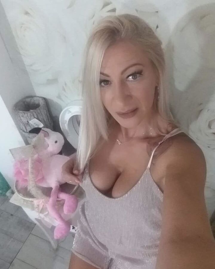 Serbian hot whore blonde milf big natural tits Ana Ciric