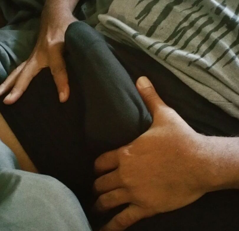 Husband and me