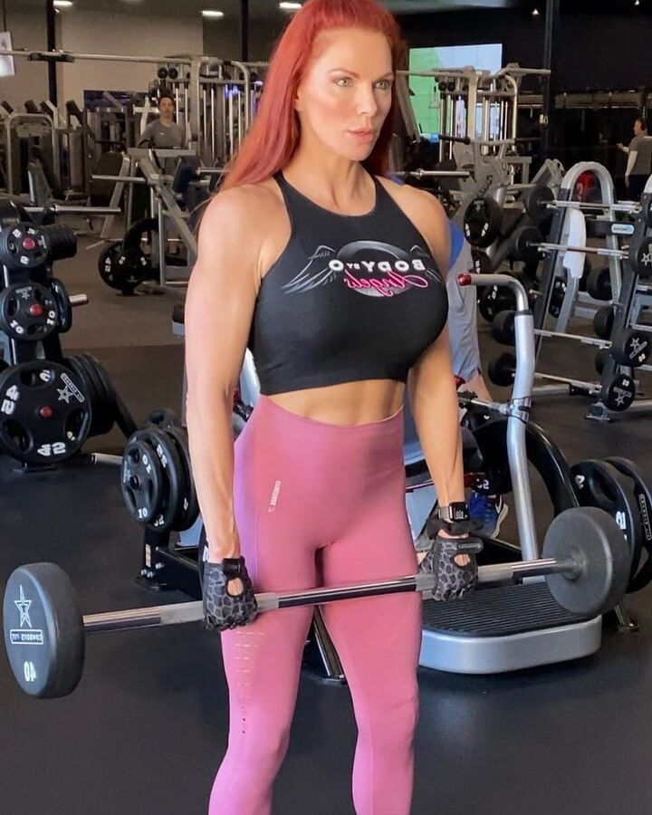 Clare Morrow! Redhead Muscled &amp; Beautiful!