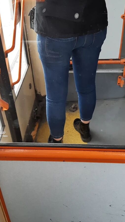 Ass in jeans